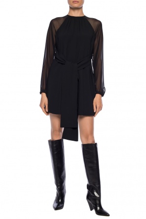 Dress with sheer sleeves, zdjęcie 2 Dress with sheer sleeves od Saint Laurent